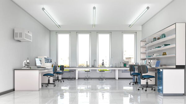 PRO 130 wall mounted in laboratory